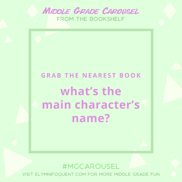 From the Bookshelf: what's the main character's name?